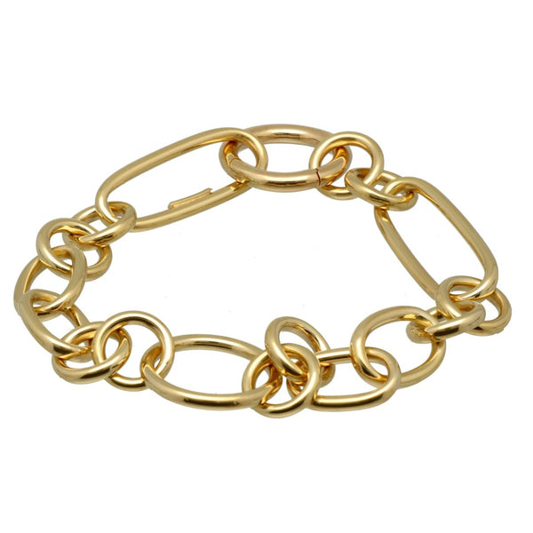 18 Krt gouden fantasie Armband.