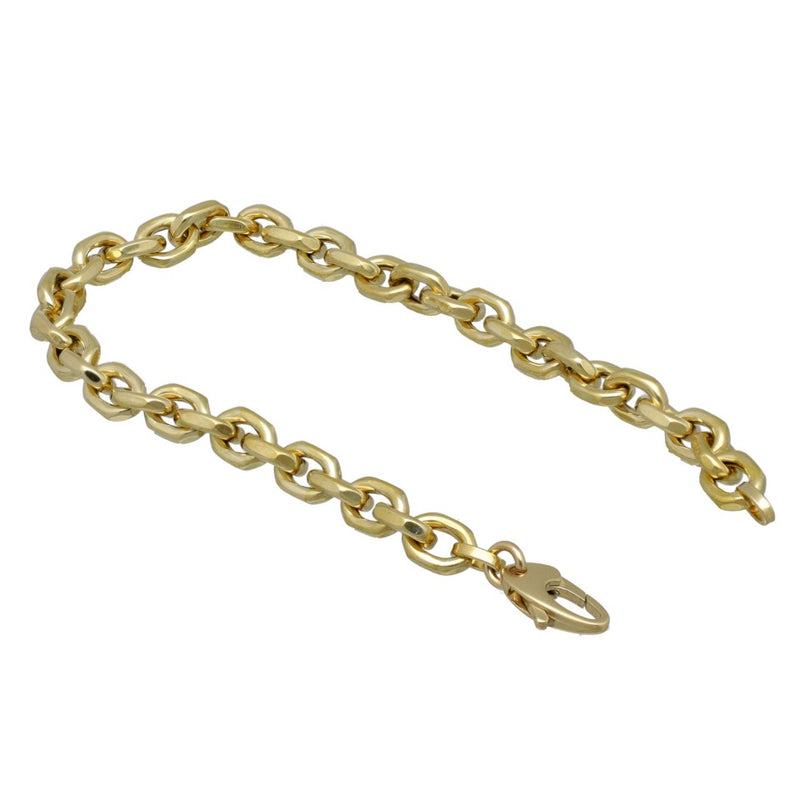 14 krt Gouden Schakel Armband. 2
