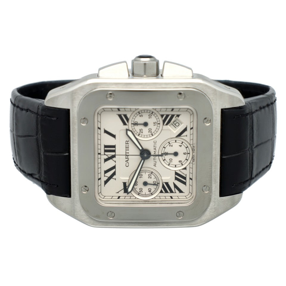 Cartier Santos 100XL Chronograaf Ref.2740 4