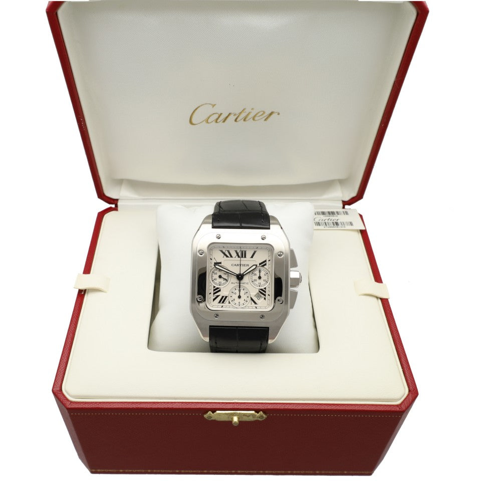 Cartier Santos 100XL Chronograaf Ref.2740 7