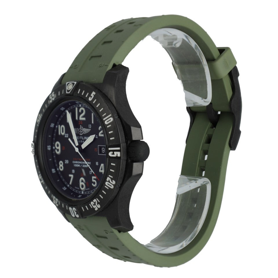 Breitling Colt Skyracer 44 Carbon Black/Green rubber 1
