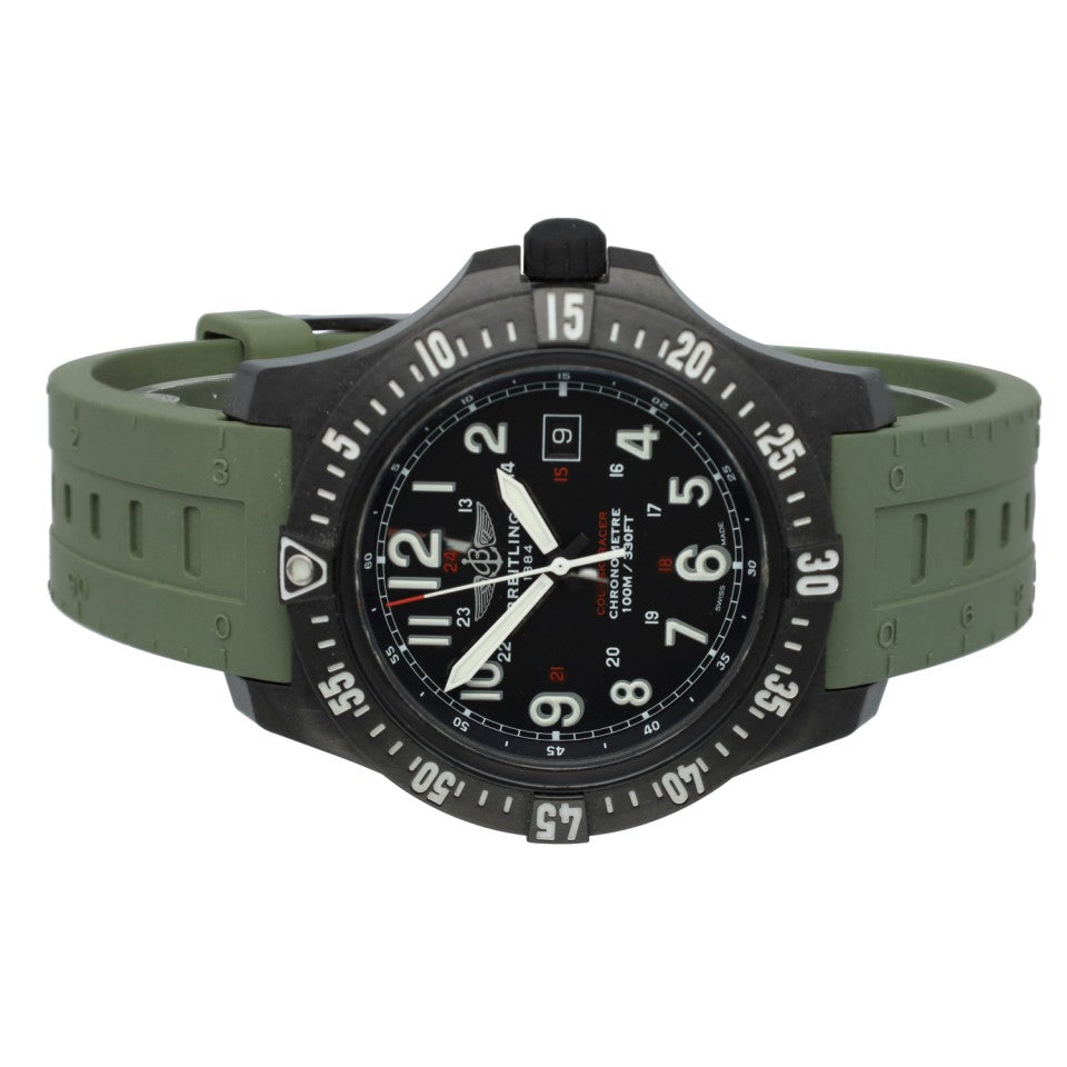 Breitling Colt Skyracer 44 Carbon Black/Green rubber 3