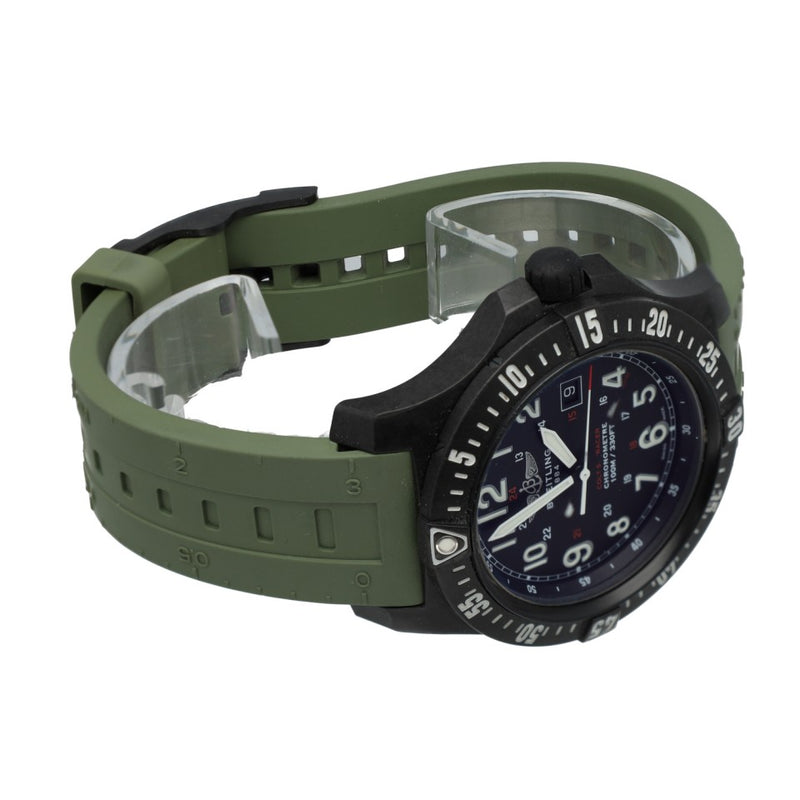 Breitling Colt Skyracer 44 Carbon Black/Green rubber 4