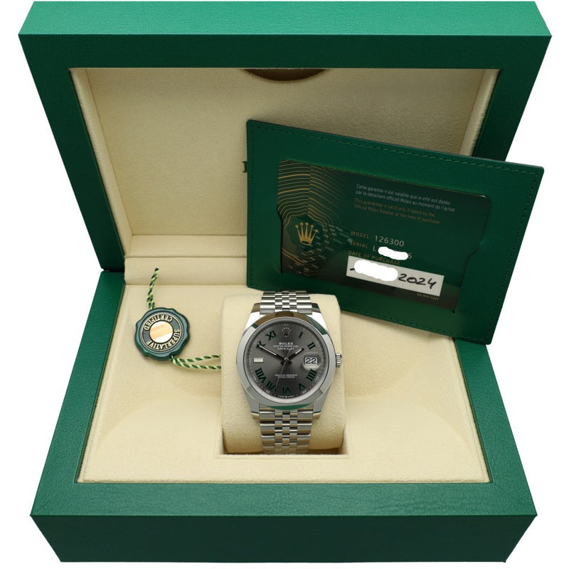 Rolex Datejust 41 'Wimbledon' Ref: 126300 7