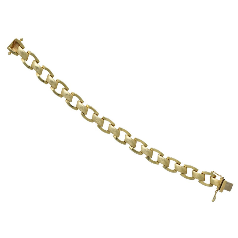 14 Krt. massieve schakel armband 2