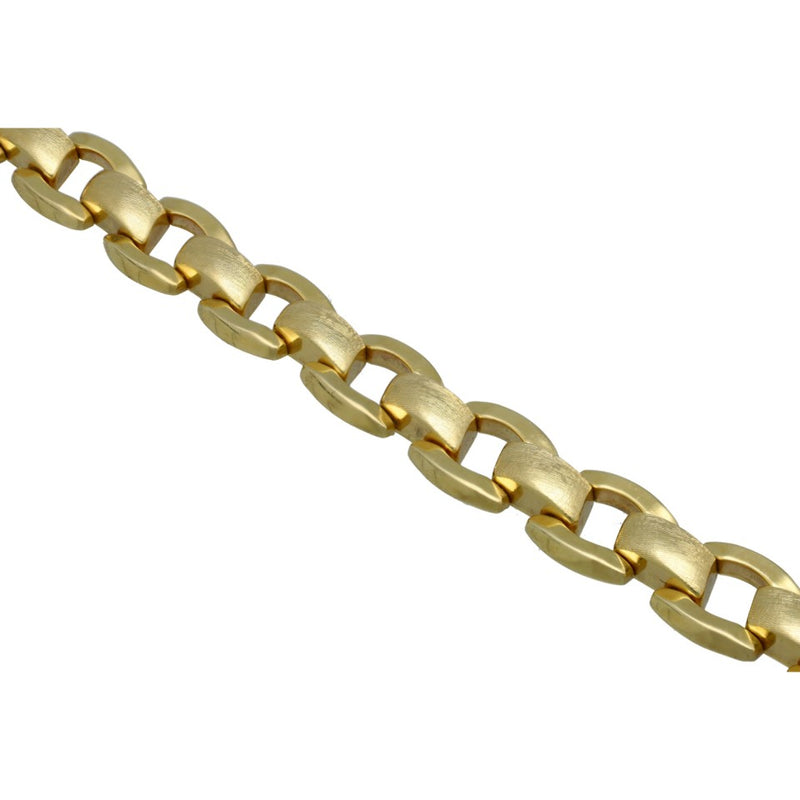 14 Krt. massieve schakel armband 3