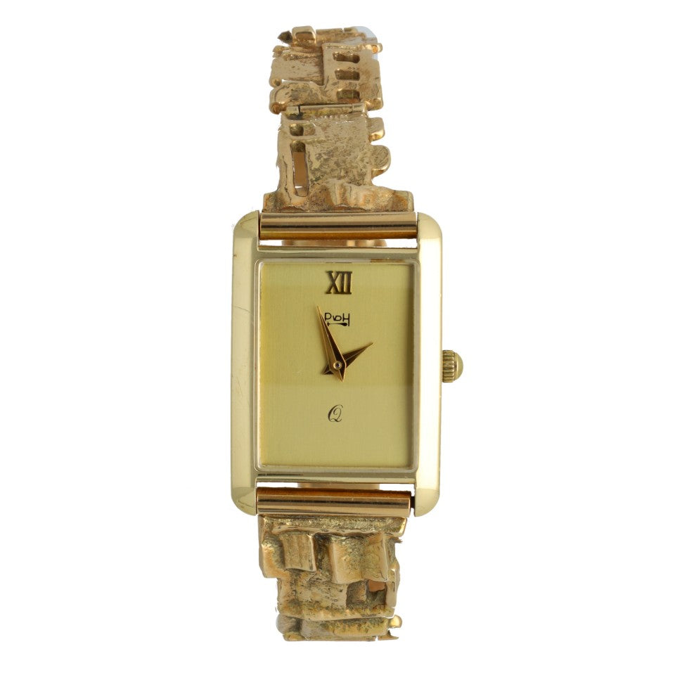 14 Krt Gouden horloge, ontworpen door Paul vd Hout 2