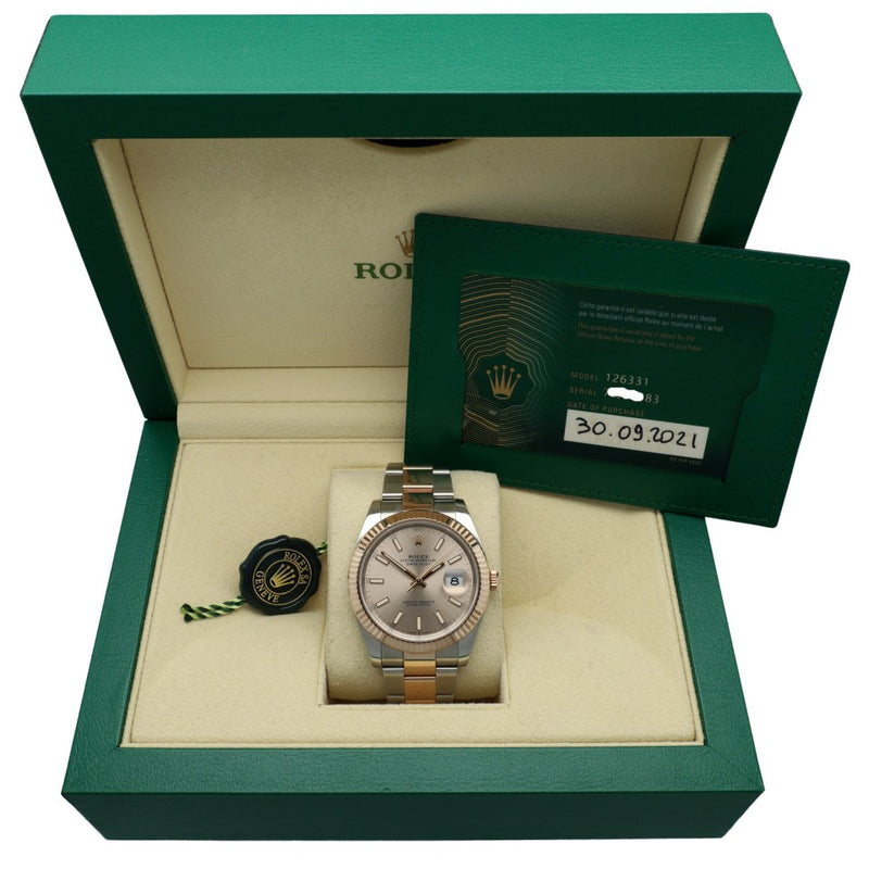 Rolex Datejust 41 Sundust Dial Ref:126331 6