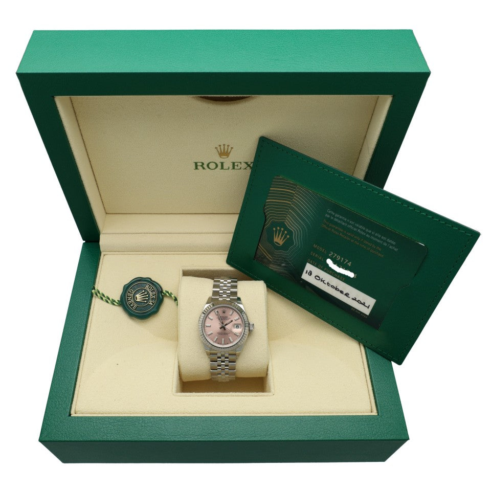 Rolex Datejust 28 Ref.279174 Pink/Jubilee 7