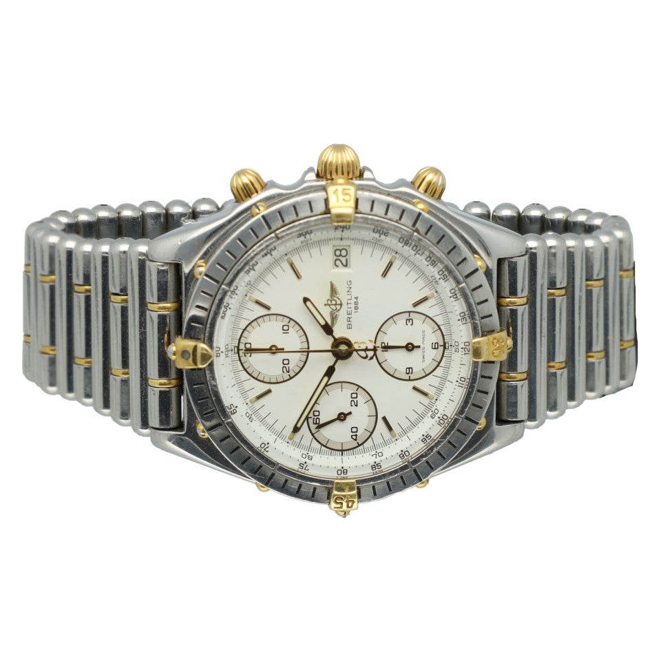 Breitling Chronomat Goud/Staal Ref.B13048 4