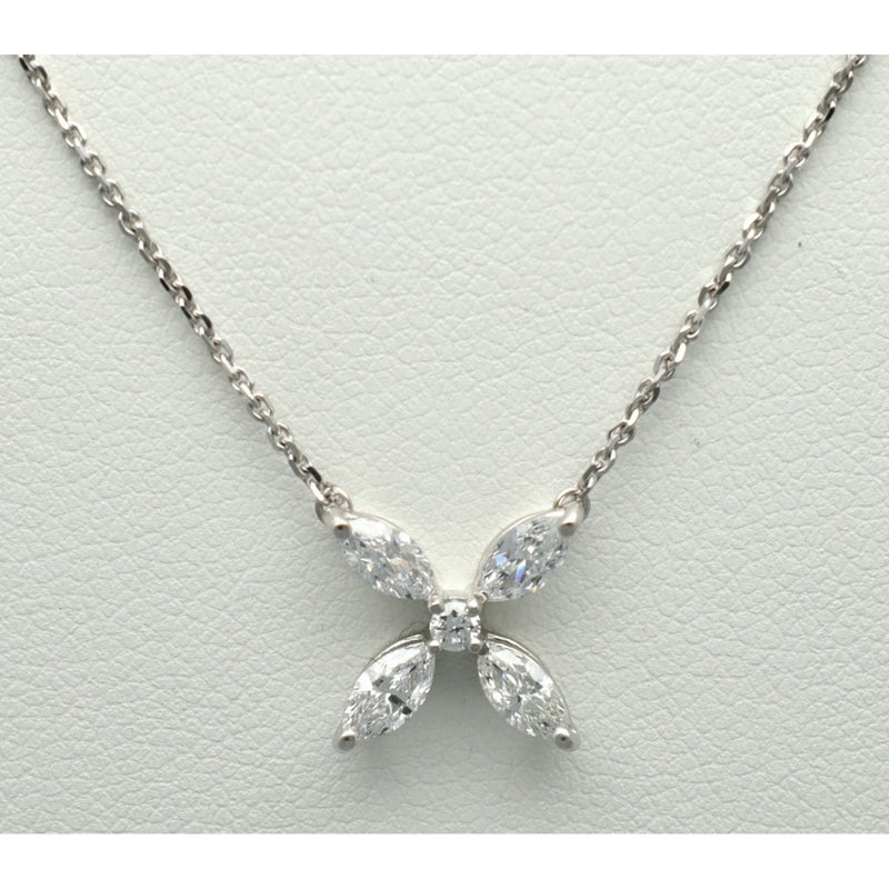 14 Krt. diamanten collier. 3