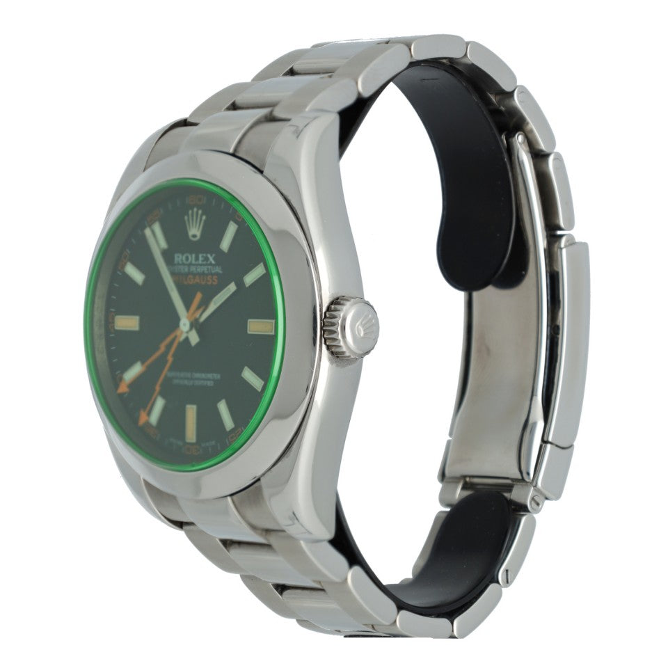 Rolex Milgauss Ref: 116400GV Black Dial  2008 4