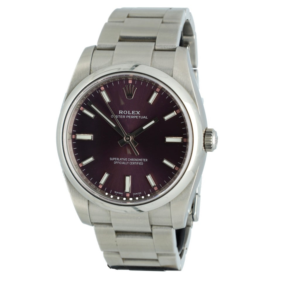 Rolex Oyster Perpetual 34 Purple Ref.114200 1