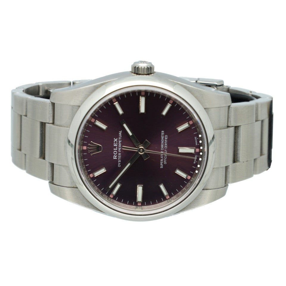 Rolex Oyster Perpetual 34 Purple Ref.114200 4