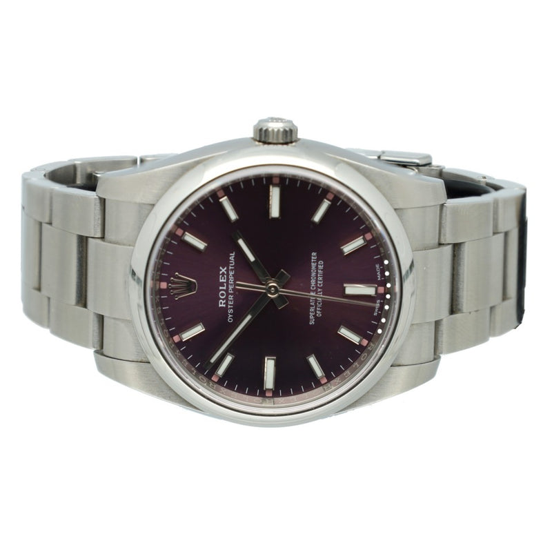 Rolex Oyster Perpetual 34 Purple Ref.114200 4