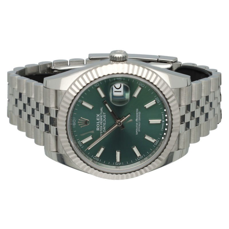 Rolex Datejust 41 Mint Green Dial Jubilee 2023 3