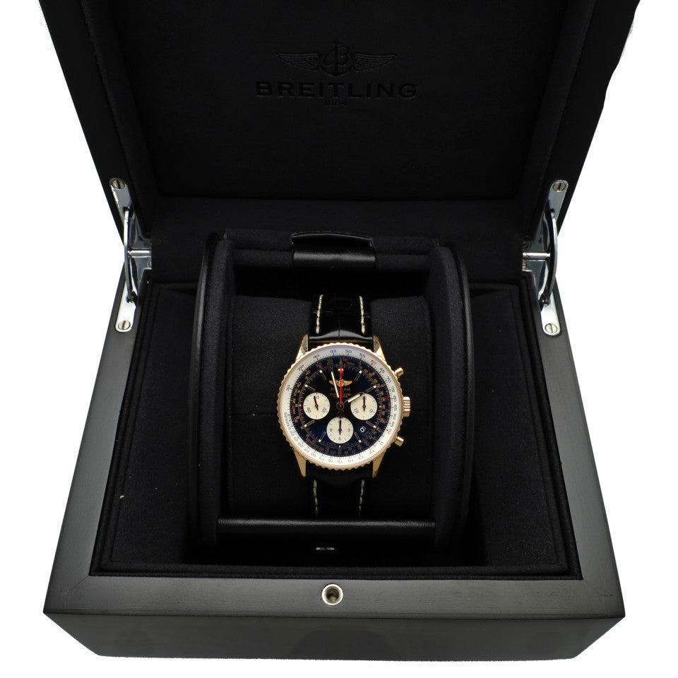 Breitling Navitimer 01 Chronograaf 18K.Rosegoud RB012012 7