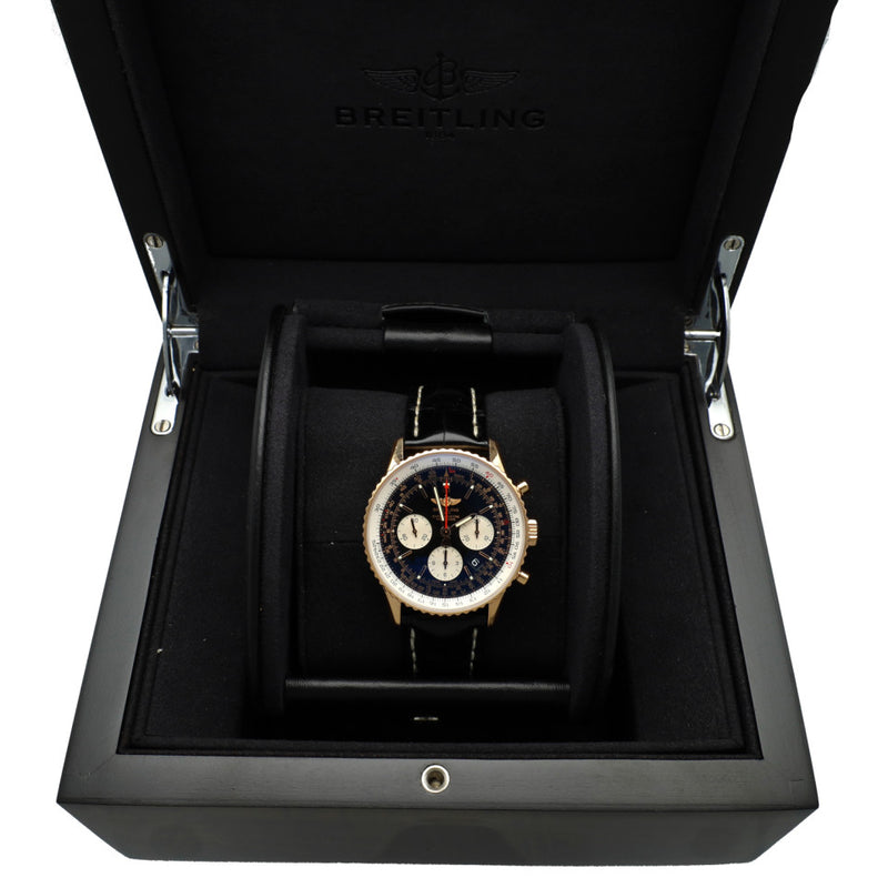 Breitling Navitimer 01 Chronograaf 18K.Rosegoud RB012012 7