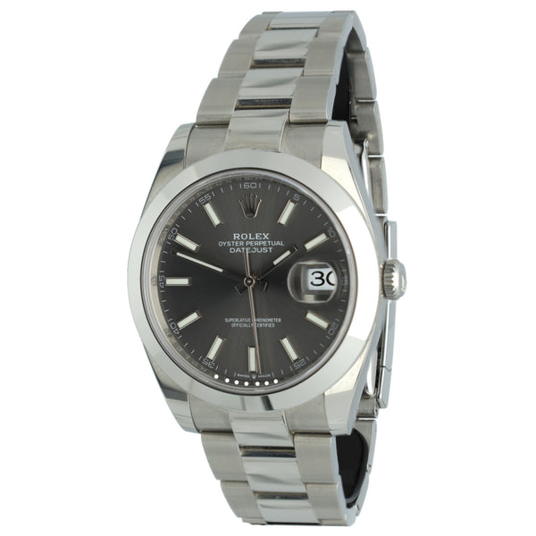 Rolex Datejust 41 'Rhodium' Ref. 126300 GERESERVEERD