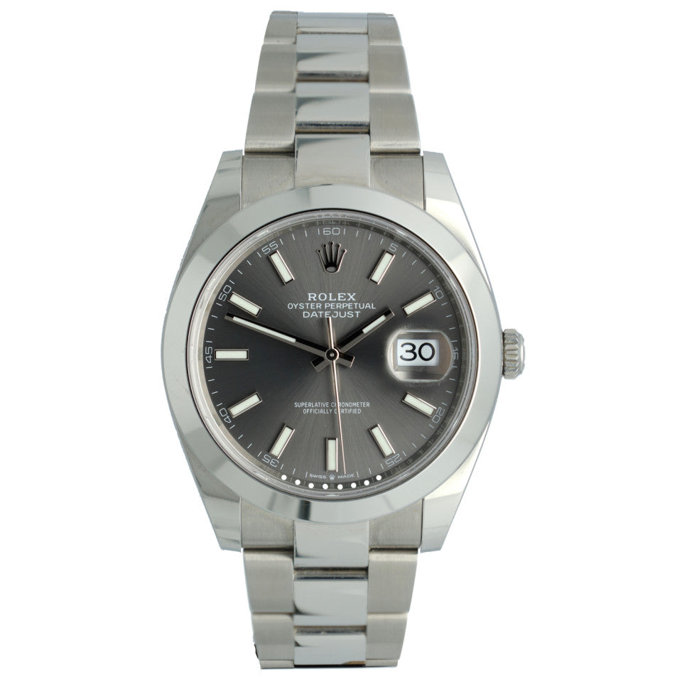Rolex Datejust 41 'Rhodium' Ref. 126300 GERESERVEERD 2