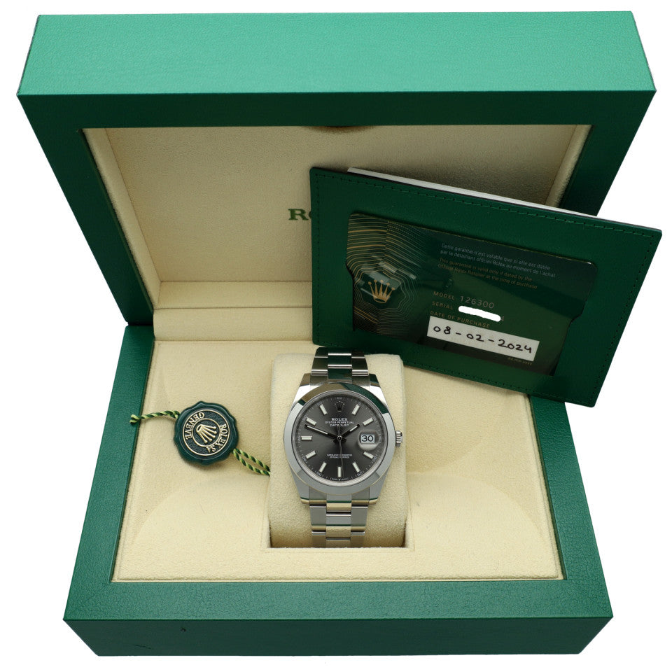 Rolex Datejust 41 'Rhodium' Ref. 126300 GERESERVEERD 7