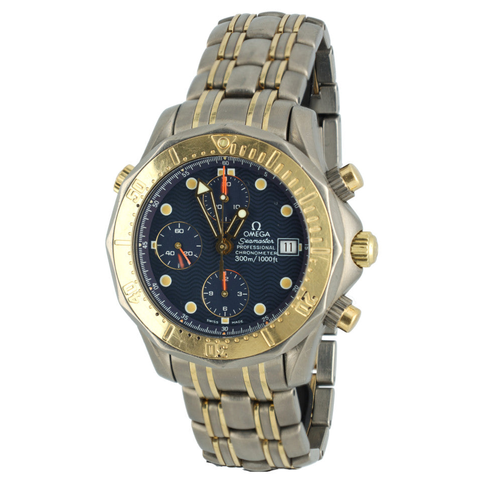 Omega Seamaster Diver 300M Goud/Titanium 1