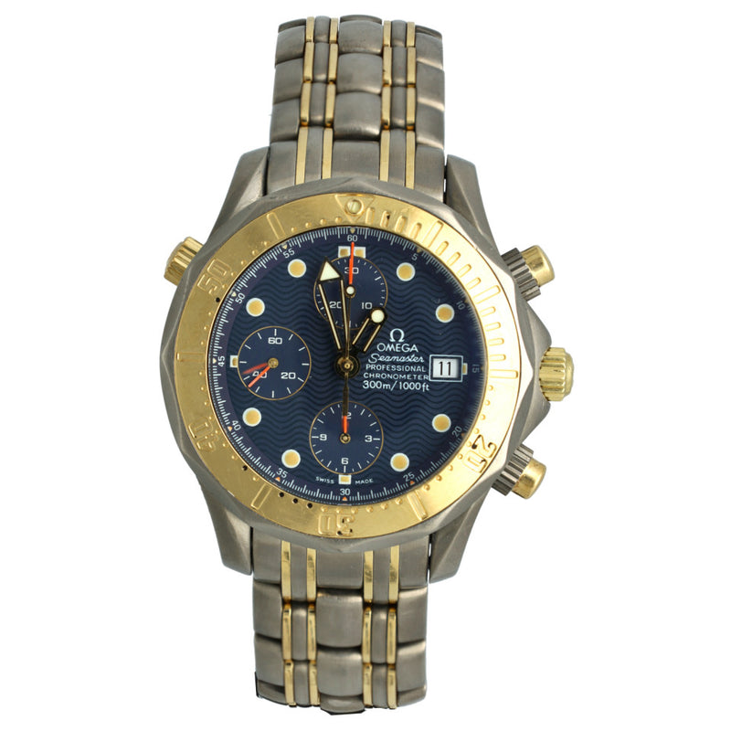 Omega Seamaster Diver 300M Goud/Titanium 2