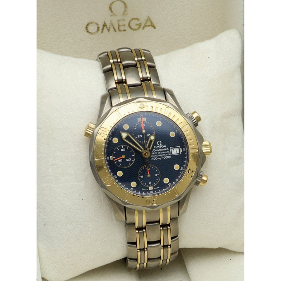 Omega Seamaster Diver 300M Goud/Titanium 5