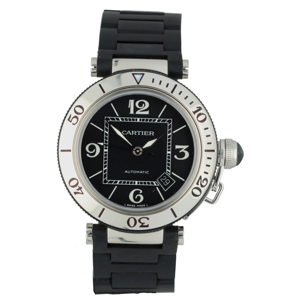 Cartier Pasha Seatimer Black Full Set 2