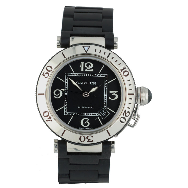 Cartier Pasha Seatimer Black Full Set 2