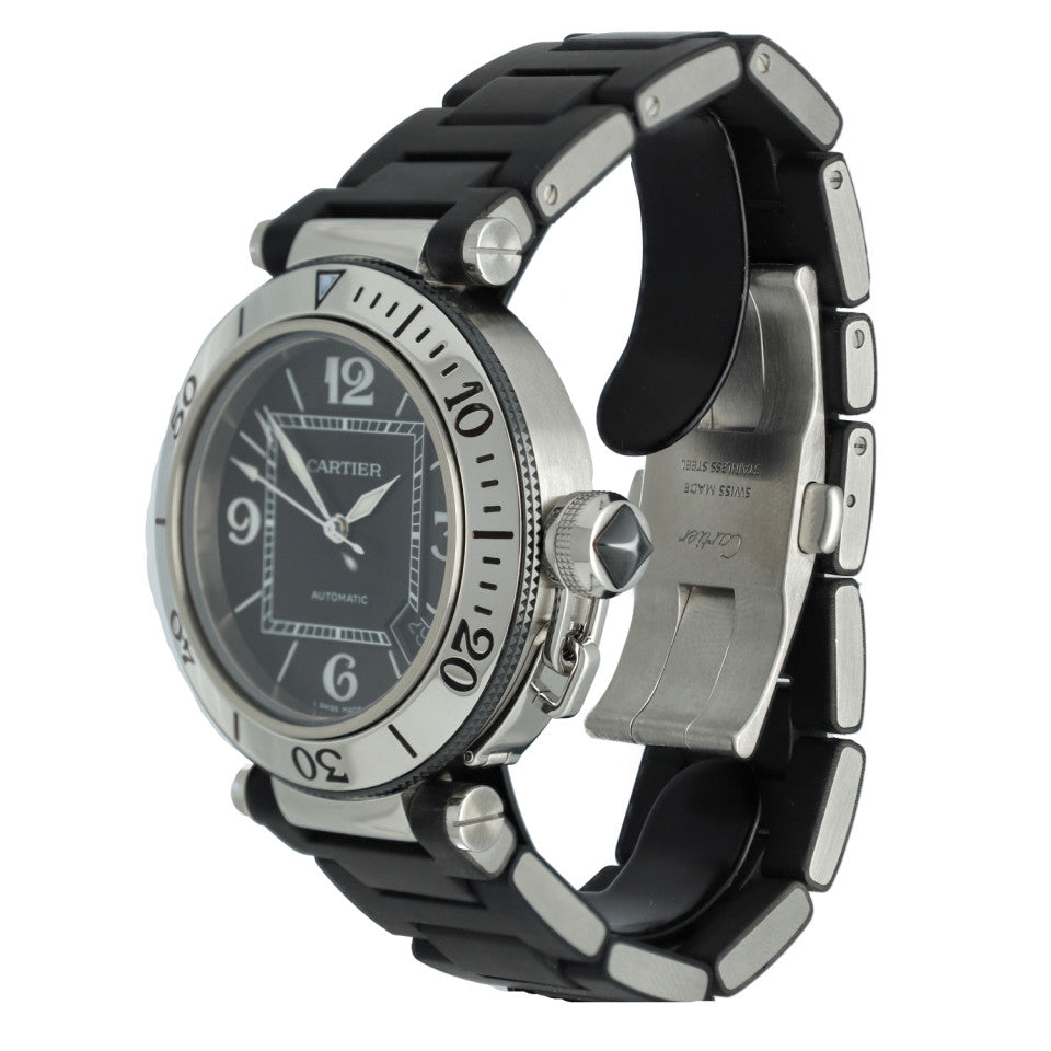 Cartier Pasha Seatimer Black Full Set 3