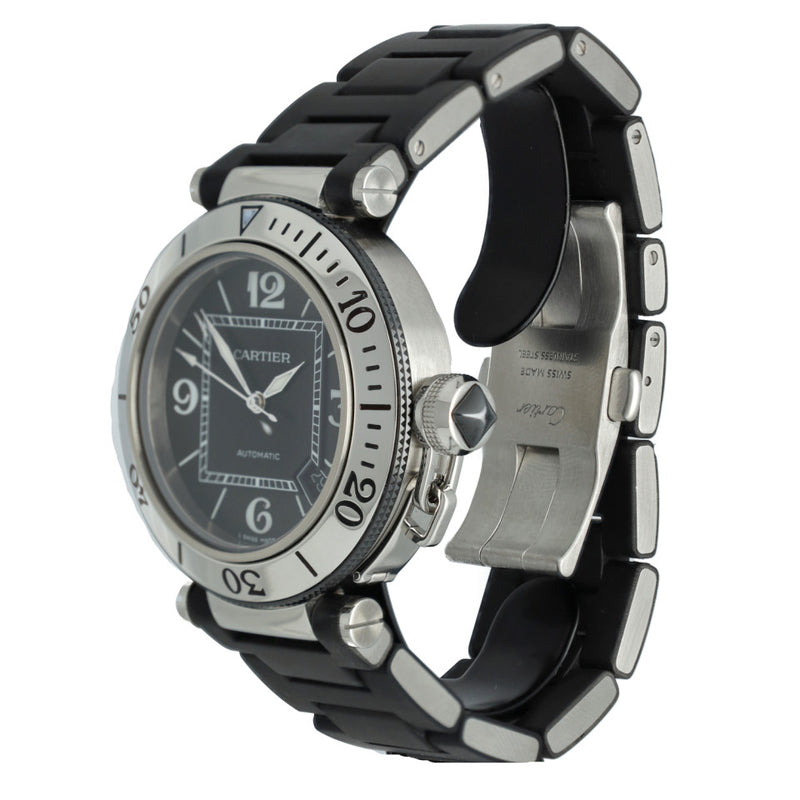 Cartier Pasha Seatimer Black Full Set 3