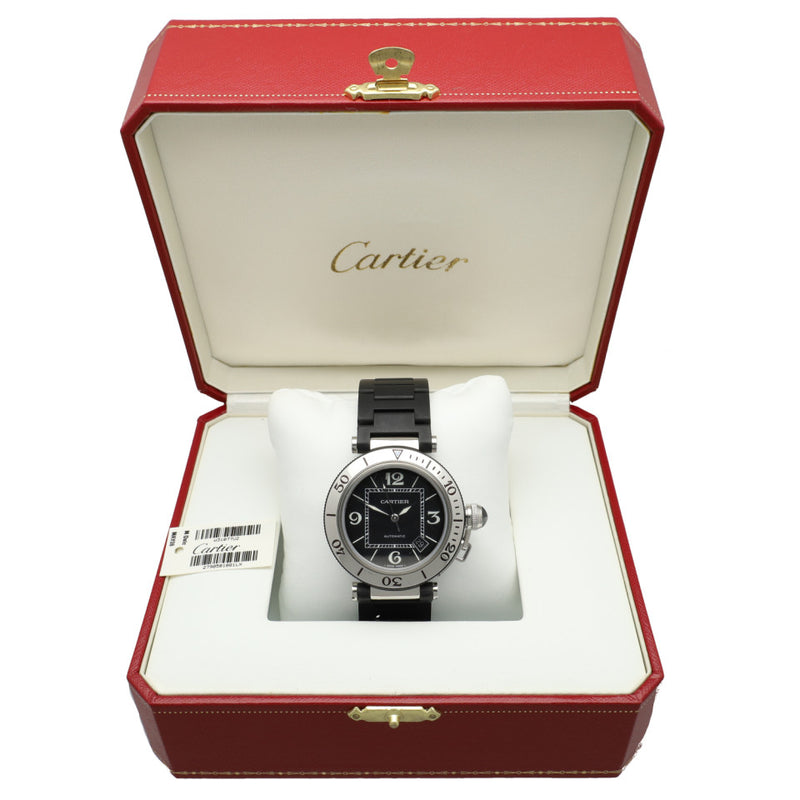 Cartier Pasha Seatimer Black Full Set 6