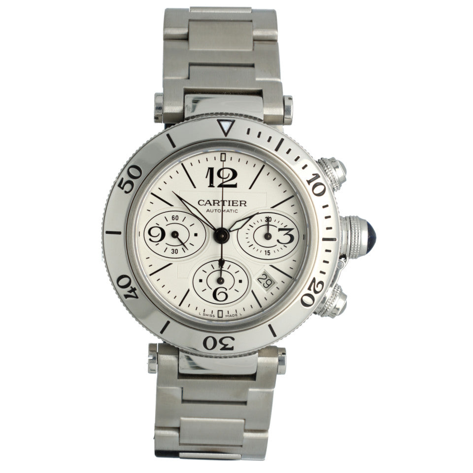 Cartier Seatimer Chronograaf Full Set 2