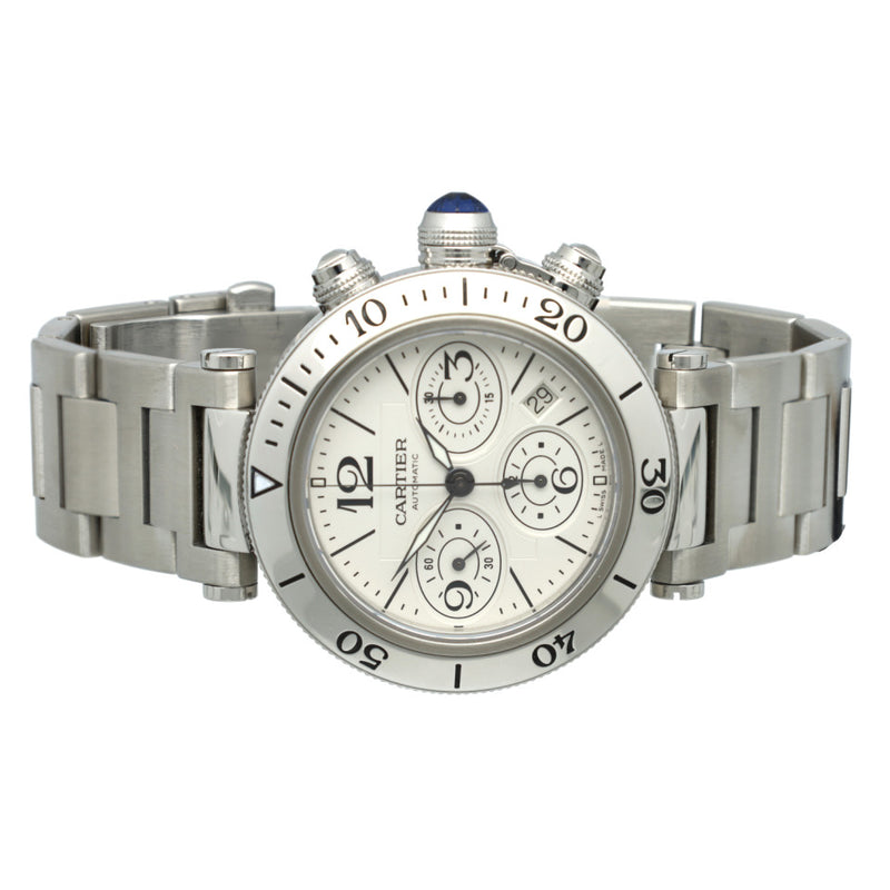 Cartier Seatimer Chronograaf Full Set 5