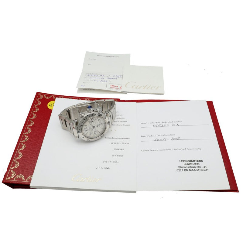 Cartier Seatimer Chronograaf Full Set 6