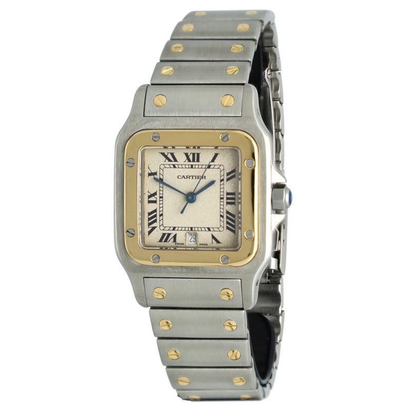 Cartier Santos Galbee Goud/Staal 1