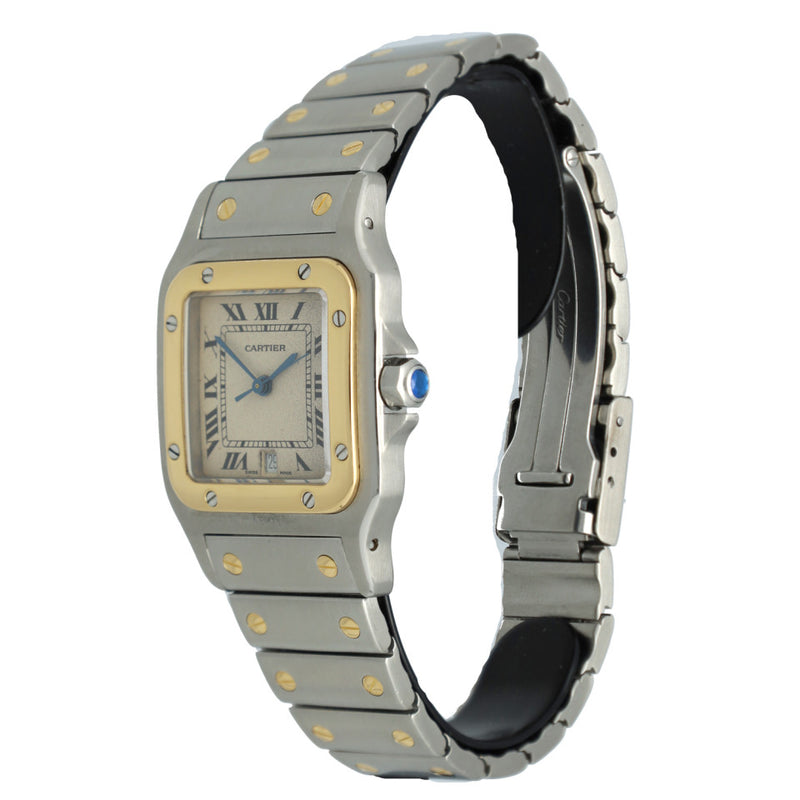 Cartier Santos Galbee Goud/Staal 4