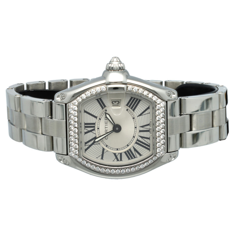 Cartier Roadster Small Size Factory Diamonds. 4
