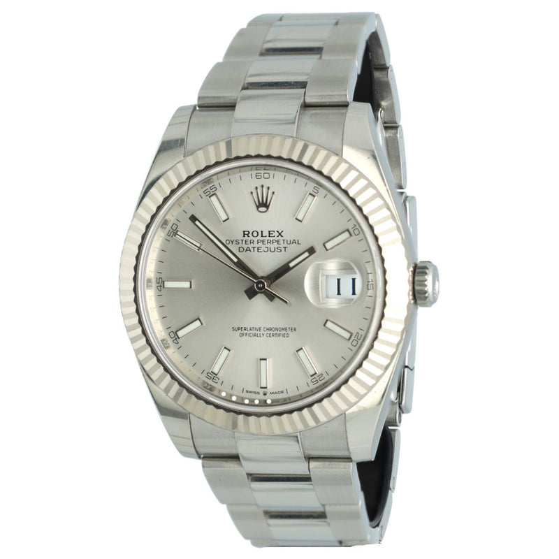 Rolex Datejust 41 Ref.126334 Silver Index 1