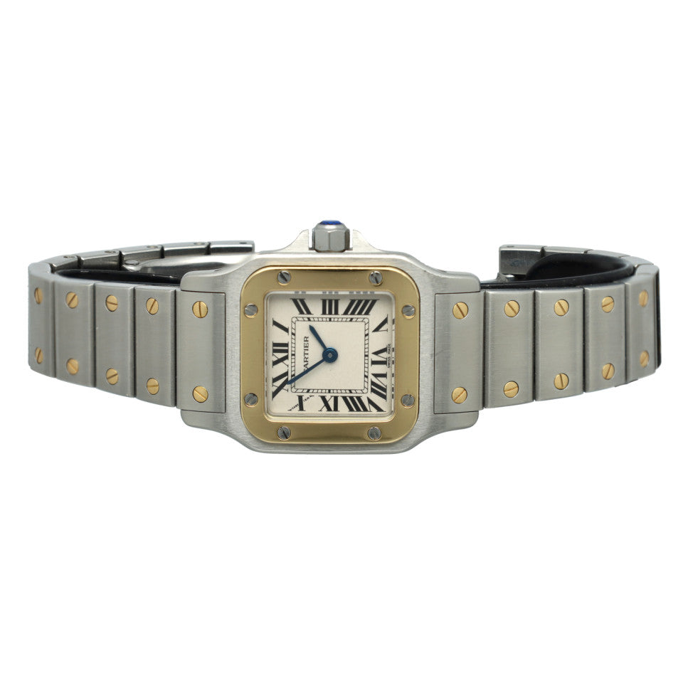 Cartier Santos Galbee Goud/Staal Ref.1567 4