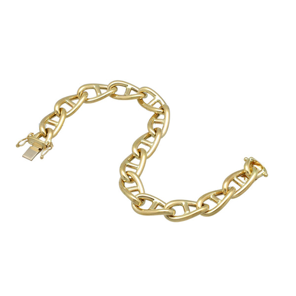 14Krt. Schakelarmband 'Hermes' style