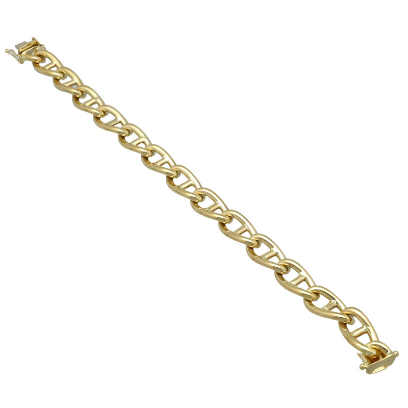 14Krt. Schakelarmband 'Hermes' style 3