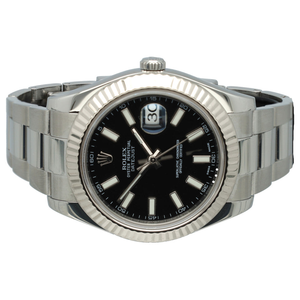 Rolex Datejust II Ref.116334 Oyster/Black GERESERVEERD 4