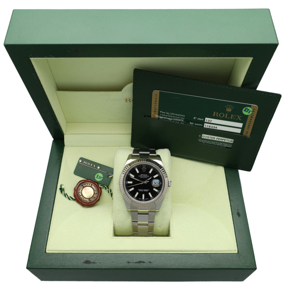 Rolex Datejust II Ref.116334 Oyster/Black GERESERVEERD 7