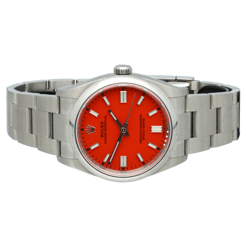 Rolex Oyster Perpetul 36 Red Coral Ref.126000 4