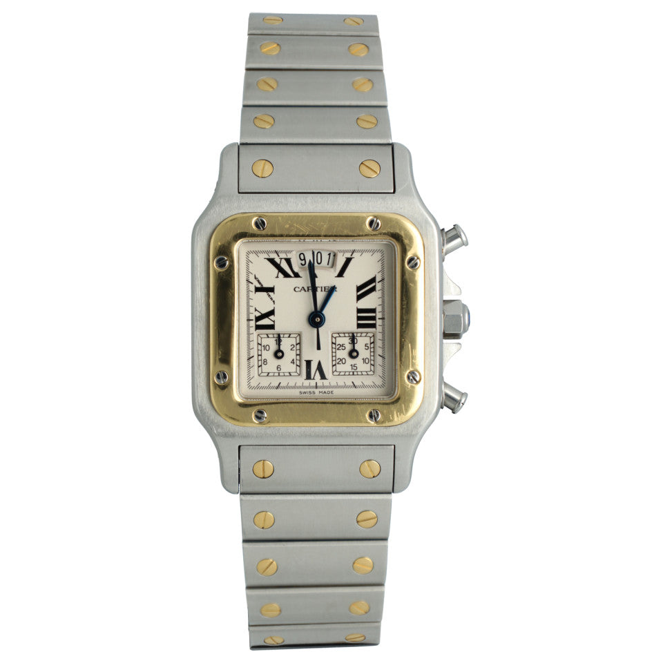 Cartier Santos Galbee Chronograph Ref. 2425 2