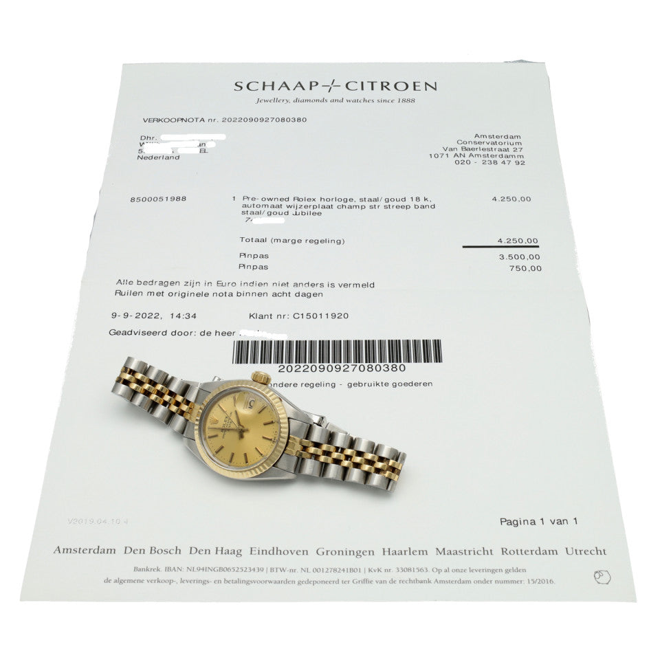 Rolex Lady-Datejust 26 Ref.69173 Jubilee 7