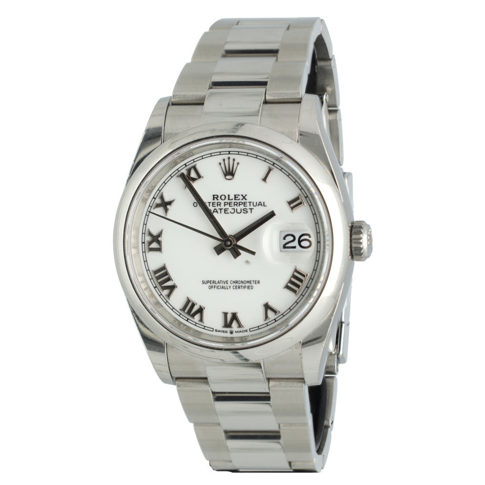 Rolex Datejust 36 White/Roman dial Ref. 126200 1