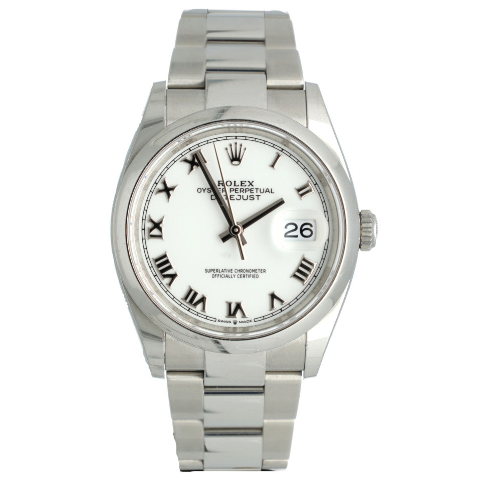 Rolex Datejust 36 White/Roman dial Ref. 126200 2